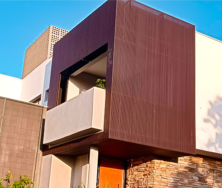 Brises para fachadas e internos